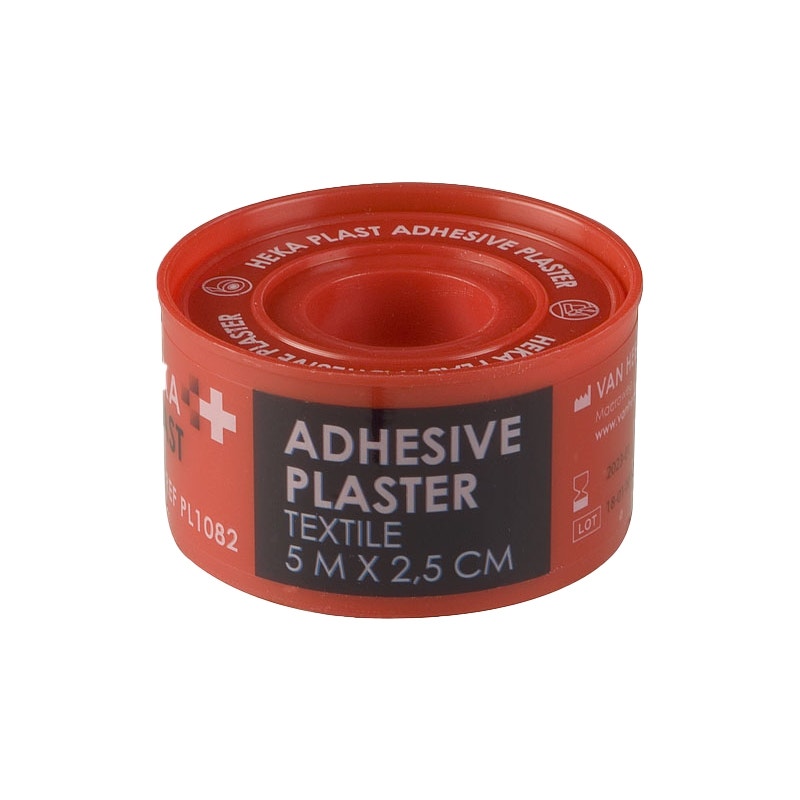 HEKA Plast Hechtpleister 5 m x 2,5 cm