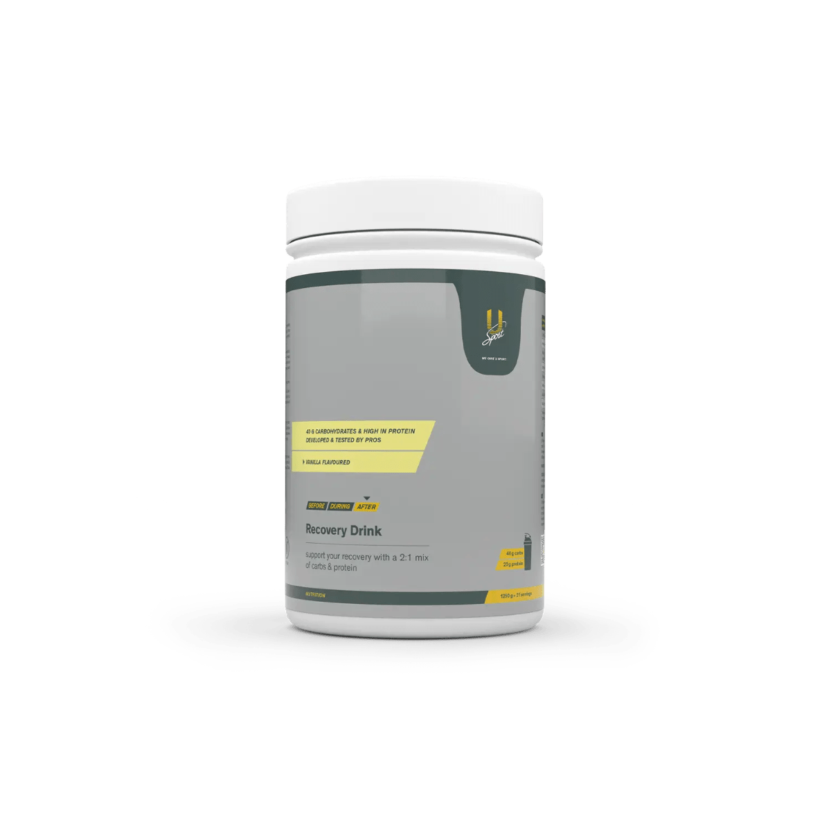 Recovery Drink U-Sport met 2:1 verhouding koolhydraten - eiwitten voor herstel