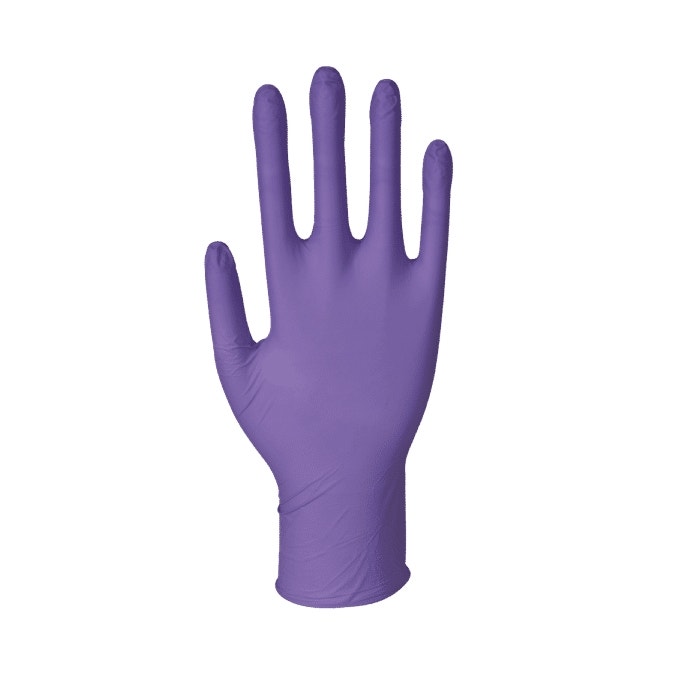 Abena Handschoen nitril paars