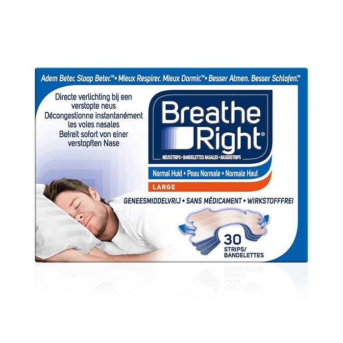 Breathe Right Neusstrips Large 30 stuks