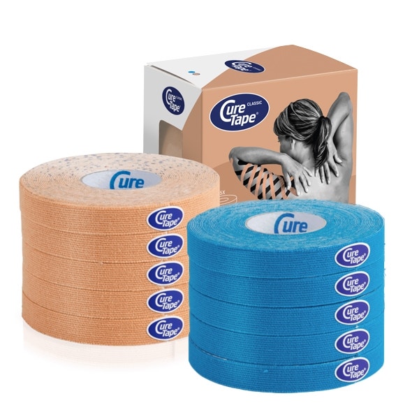 CureTape Classic 1 cm x 5 m kopen? | Smalle kinesiotape | Sportbase.com