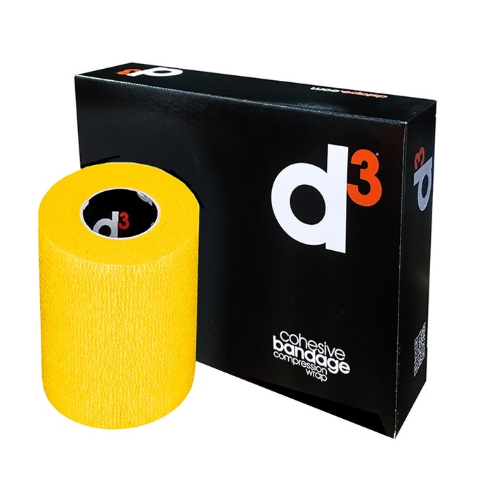 D3 Compression Wrap geel 5 m x 7.5 cm