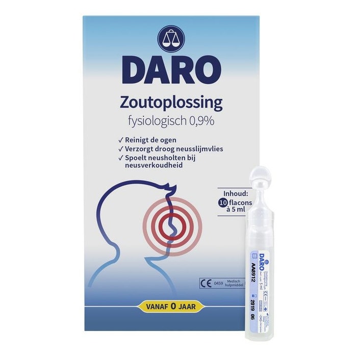 Daro Zoutoplossing fysiologisch 0,9%