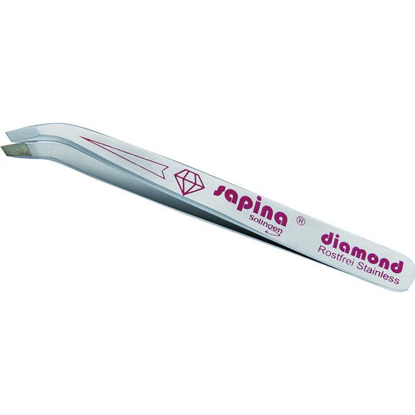 Diamant pincet gebogen