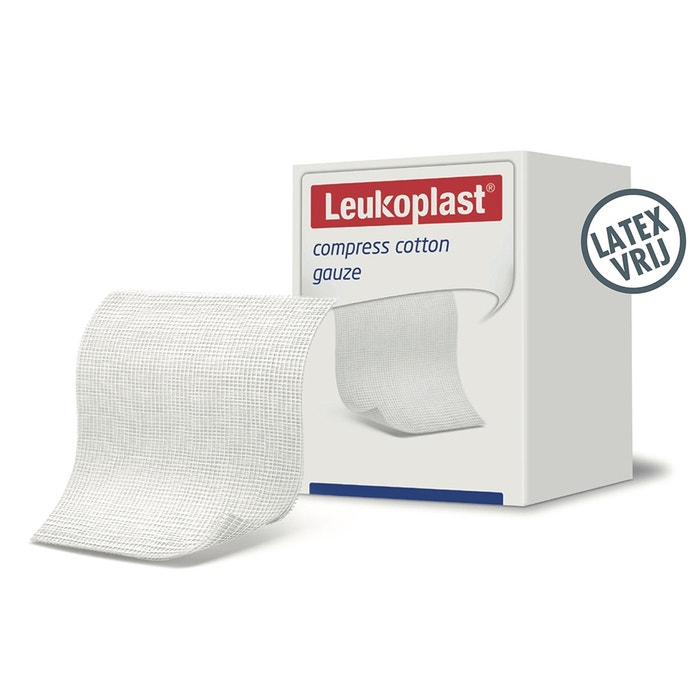 Leukoplast Cotton Kompres Steriel 5 x 5 cm 75 x 1 stuk
