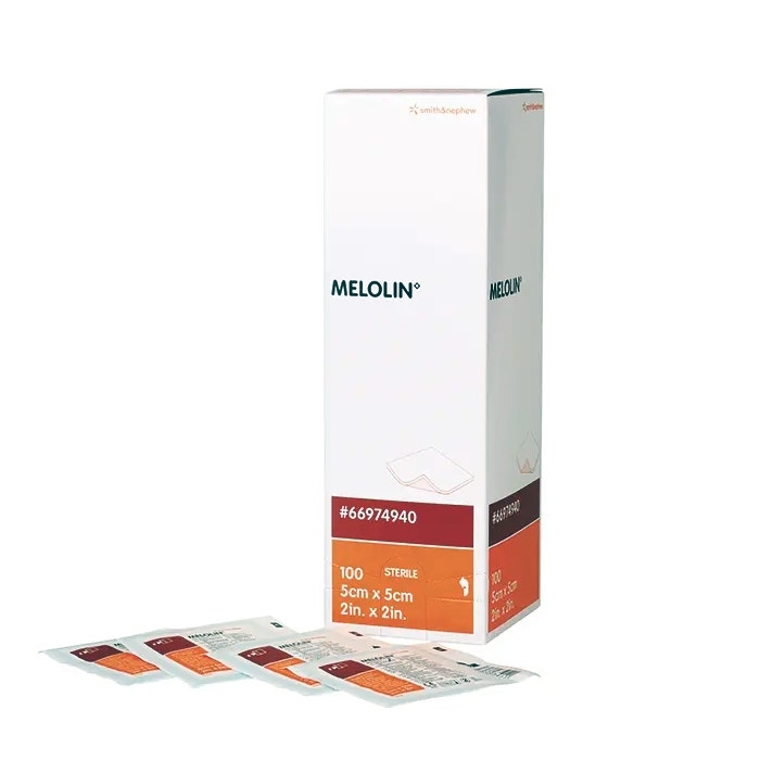 Melolin Niet Verklevend Wondkompres 100 stuks