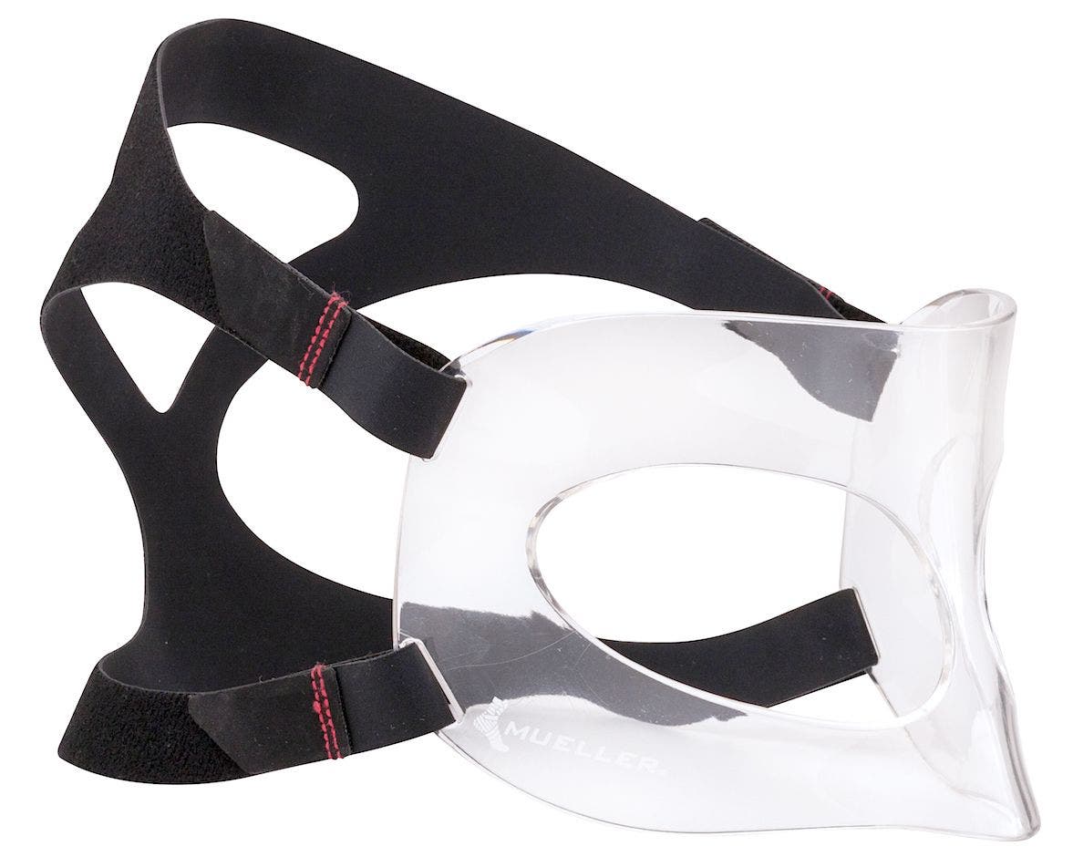 Mueller-faceguard-gezicht-en-neusbeschermer-masker-foam-zijkant