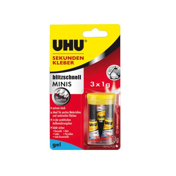 Onyclip nagellijm 3 x 1 gram