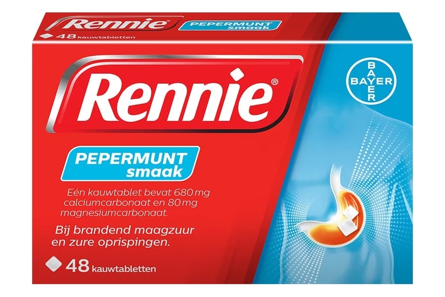 Rennie kauwtabletten Pepermunt