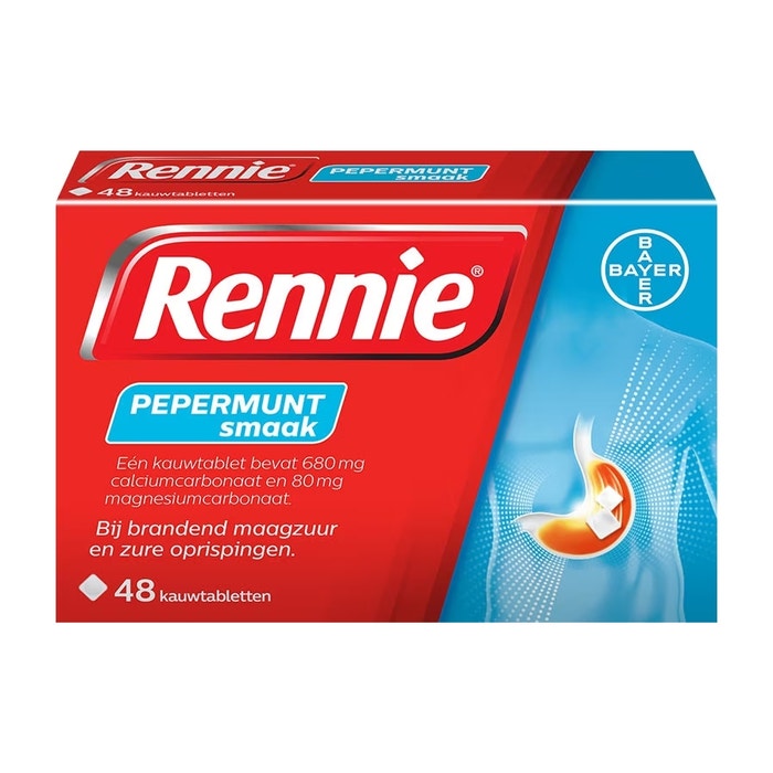 Rennie kauwtabletten Pepermunt