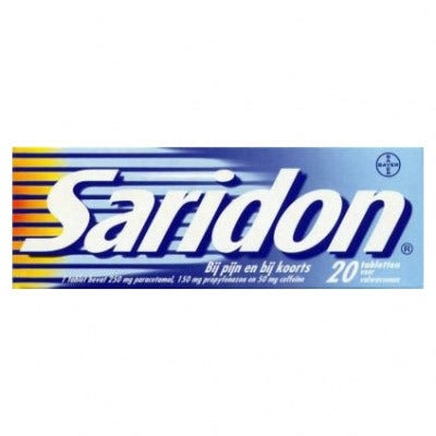 Saridon tablet 20 stuks