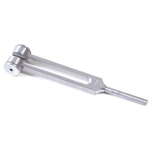 Stemvork gedempt 128 herz 19 cm