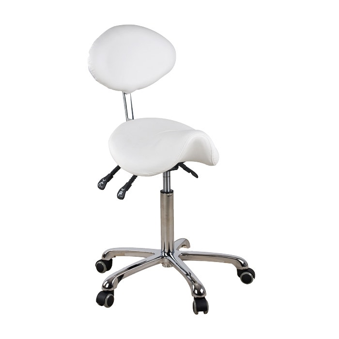 Tabouret Ponyzit met rugleuning