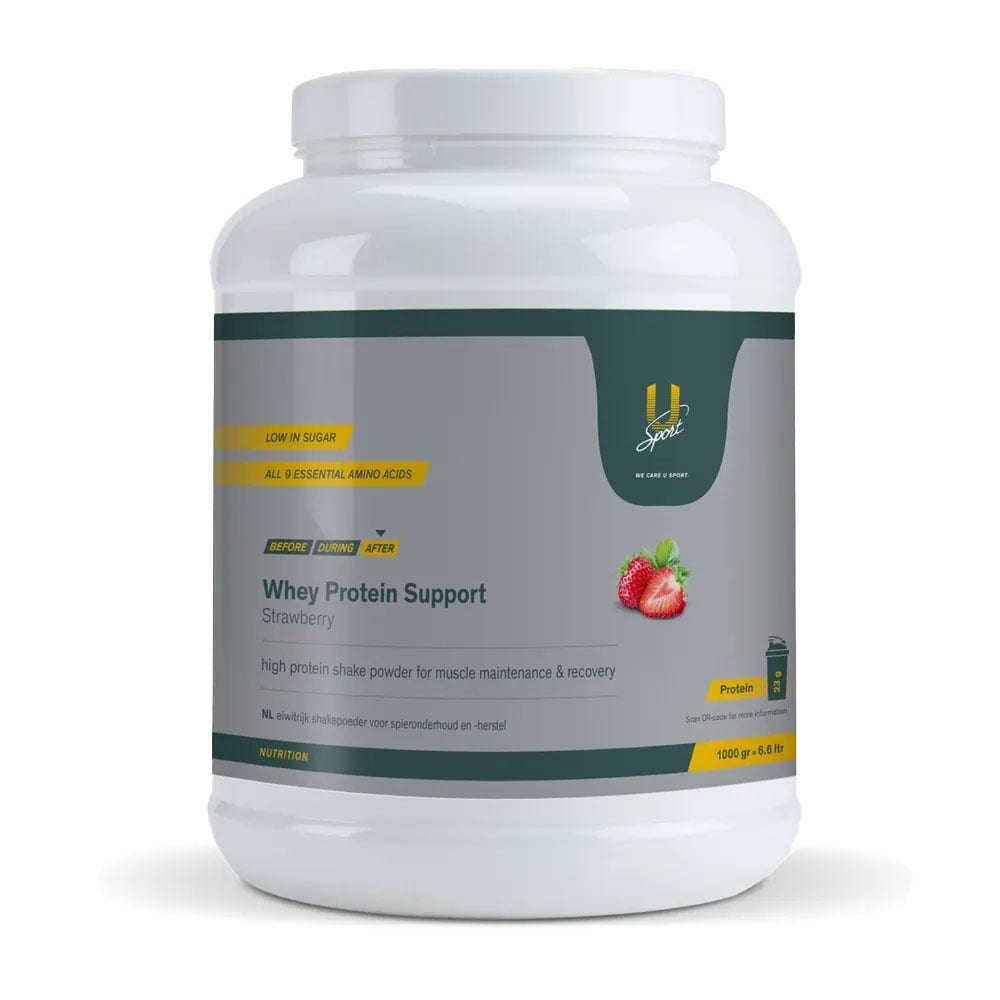 Whey Protein Support Strawberry 1000 gram